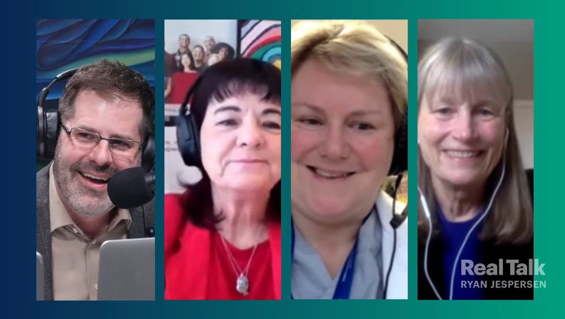 Sandy Davidge along with Jane Schulz and <a href="/WomensHearts2/">Dr.Colleen Norris PhD 🇨🇦</a> on the @RyanJespersen "Real Talk" podcast happening right now.

ryanjespersen.com