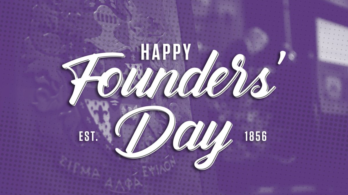 Happy Founders' Day to actives and alumni around the realm.