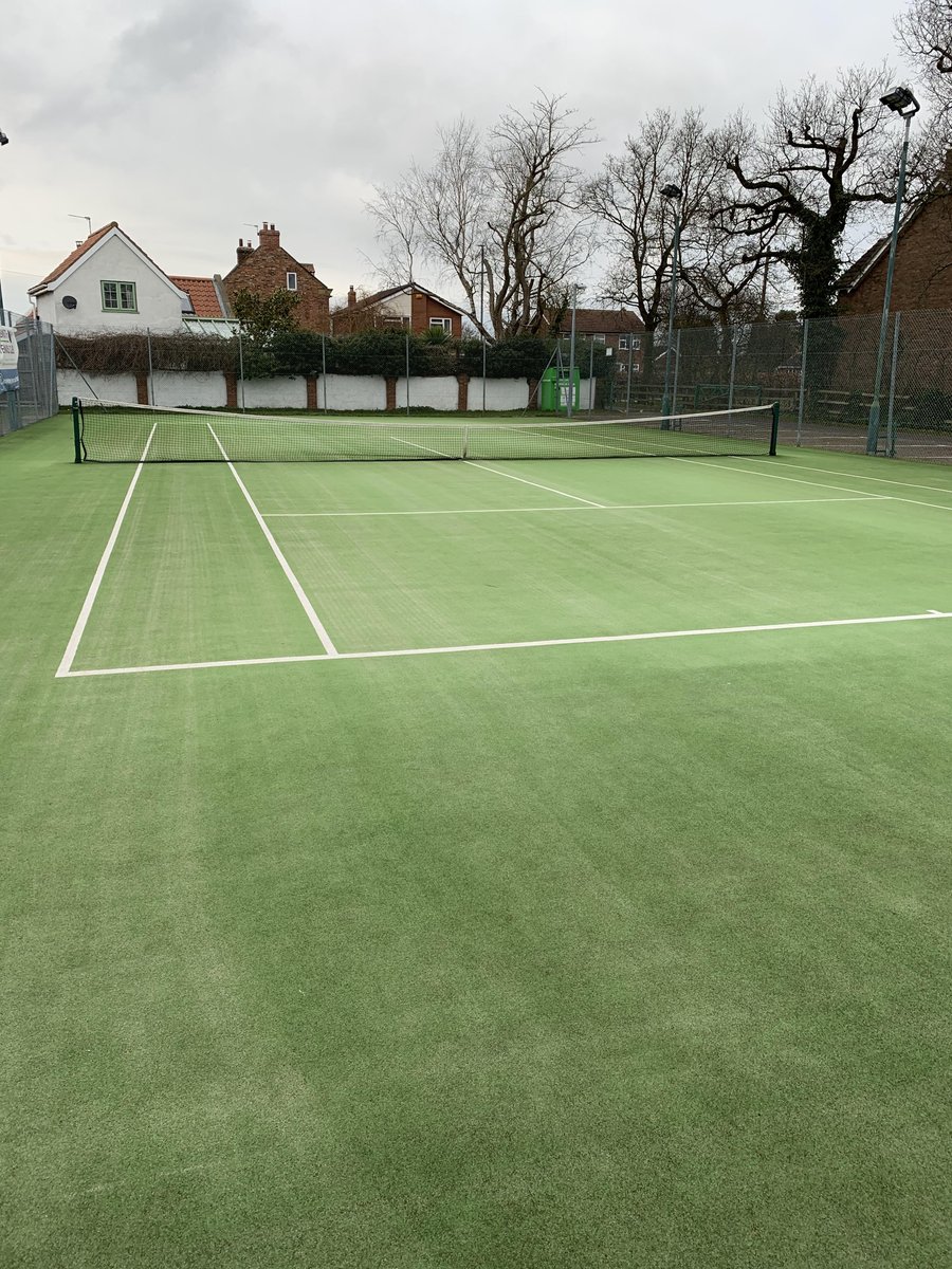 bubwithtennis's tweet photo. Work continues at the club as we look towards re-opening.

Yesterday saw @ReplayMaintain spend 6 hours on the courts to get them moss free &amp; ready for play to resume. In fact, play is exactly what the courts need to help them stay in top condition; we need you!

@YorkshireTennis https://t.co/MXbAMjXhtO