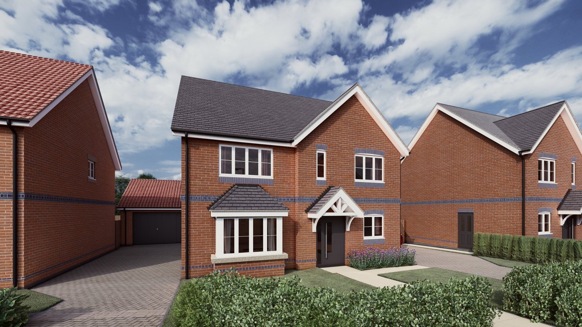 🏡 ‘The Briar’🏡
Our Fantastic 4 Bedroom Detached house at Hallgate Fields. 
Set in the semi-rural area of Pilsley, this wonderful family home features:
Open plan kitchen/family area with bi-folding doors into the garden 🌲
Single Garage 
Utility Room
2 Bathrooms