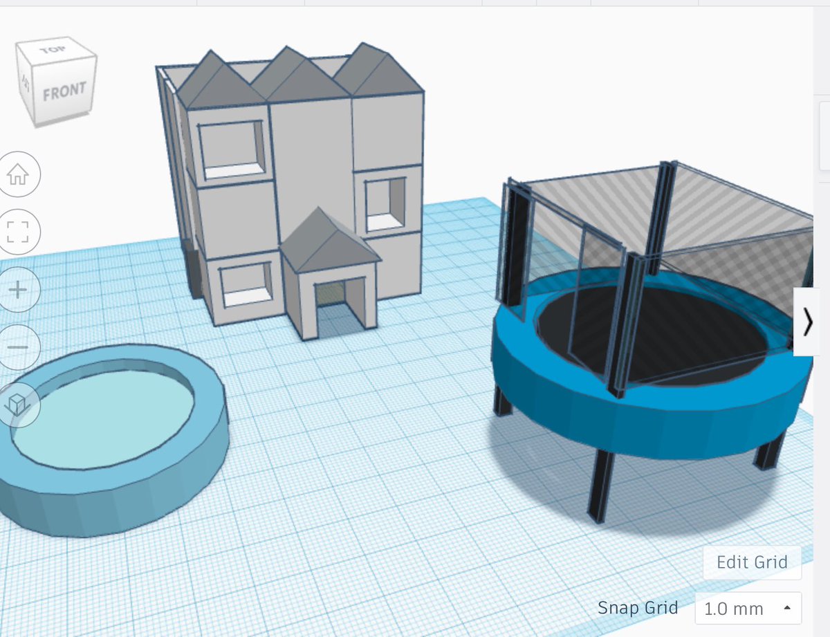 MrReuland's tweet photo. My fully remote 4th grade students had sooo much fun designing their own houses in @tinkercad over the last few weeks! Loving the imagination and hard work on display- many spend a lot of time outside of class at work on these. @NorwoodSchools https://t.co/wrRNZdF98U