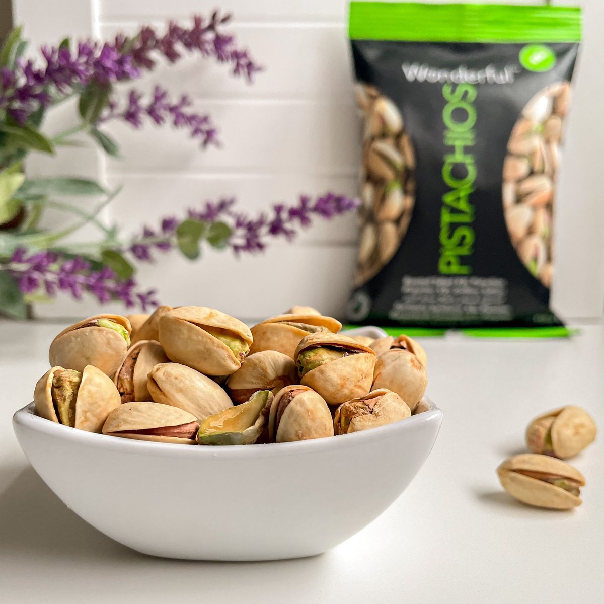 Snack time doesn’t have to be boring! 

There's a whole host of nutty flavours to choose from... why not try our beautifully bright green Roasted Salted pistachios for today's treat?