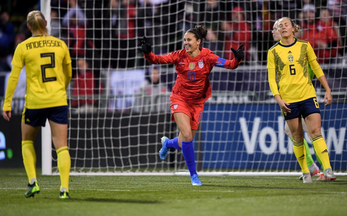 USWNT's tweet photo. Here we go again 💪 https://t.co/gM8l9Wk8Lv