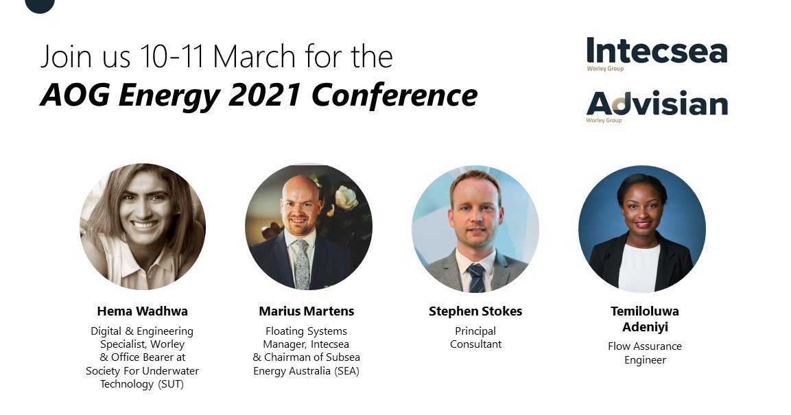 Our experts are sharing their insights on the future of decommissioning and subsea at AOG 2021. Topics include offshore #decommissioning, #subsea, #digitization, and what this means for Australia’s energy outlook. Find out more at: okt.to/KnaymW #Intecsea #advisian