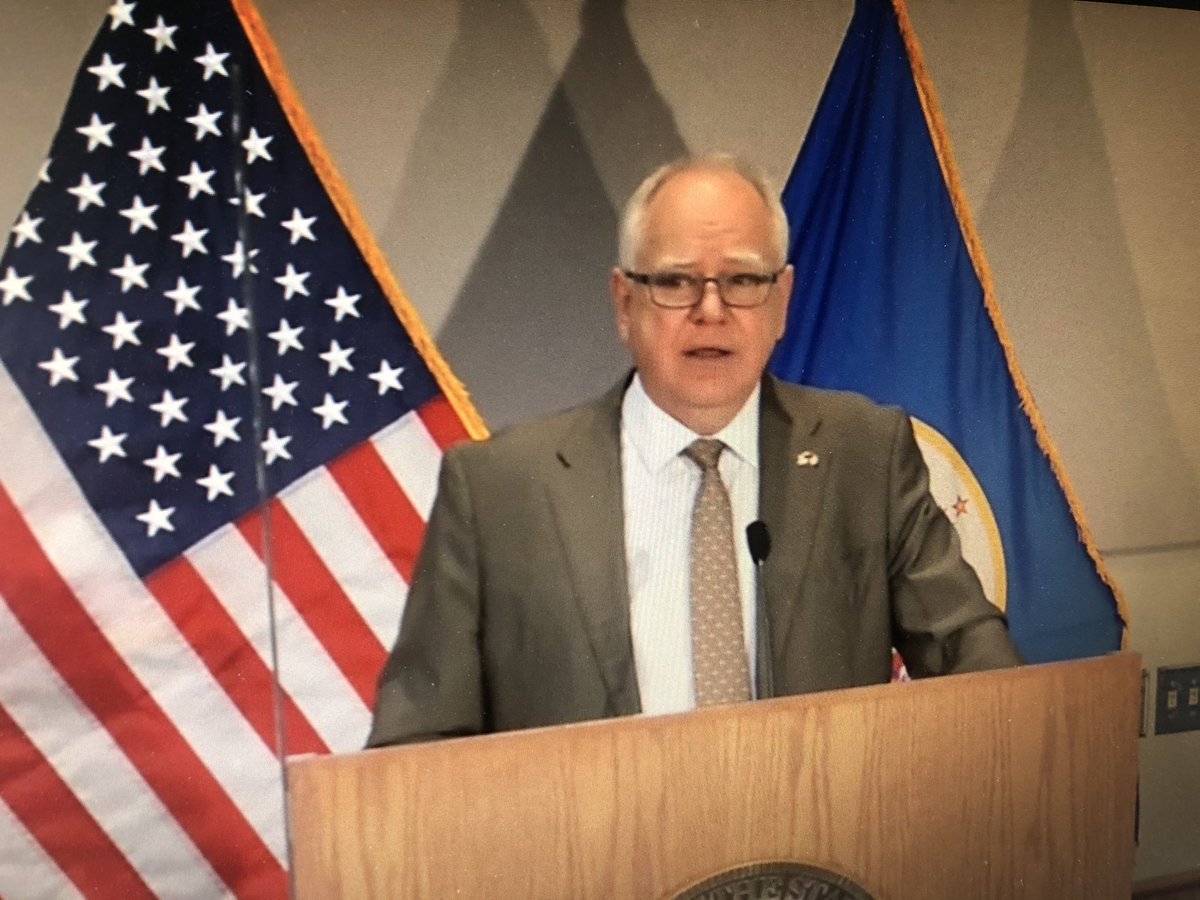thauserkstp's tweet image. Gov. Walz says he will make decisions in the next several days on in-person attendance for Twins baseball and Minnesota United soccer. Also considering expanding attendance for high school state tournaments like hockey and basketball that are currently capped at 250.