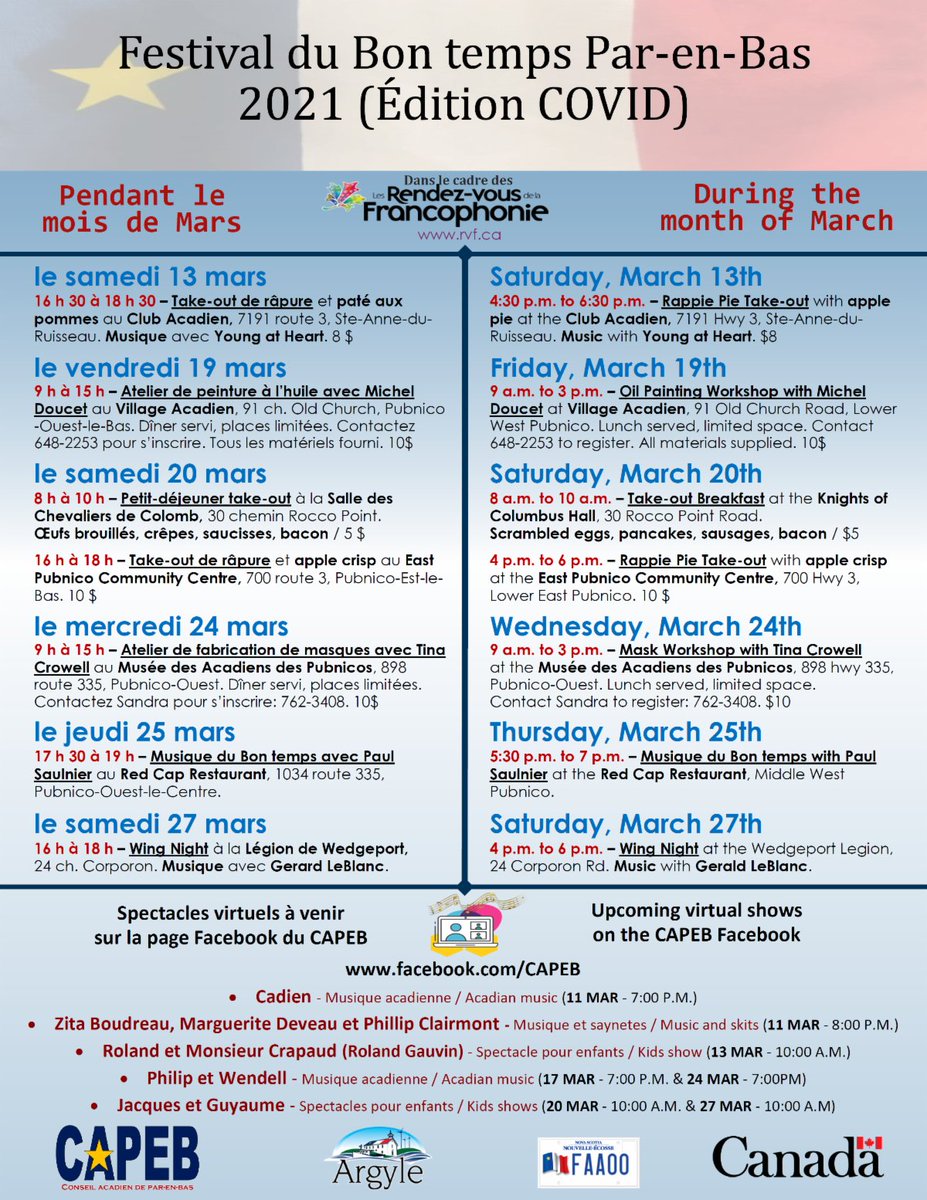 Le Courant - mars / March 2021 - Festival du Bon temps - Exposition d'art / Art Exhibit conta.cc/3v7V5Rf