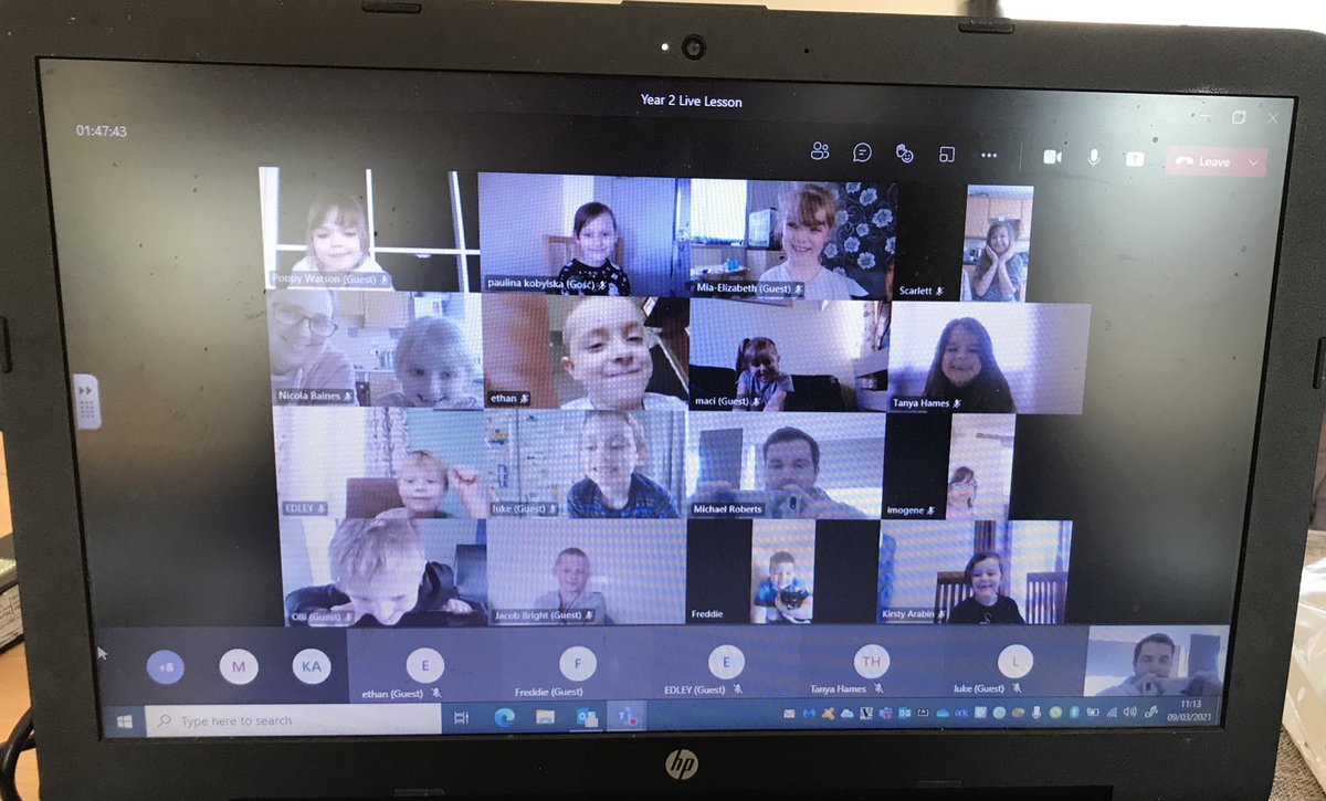 So impressed with my class not letting the #bubbleclosure stop their #learning superb concentration from these pupils @SpilsbyPrimary @InfinityAcad with this morning’s lessons! Not too many technology mishaps either! #remotelearning #livelesson
