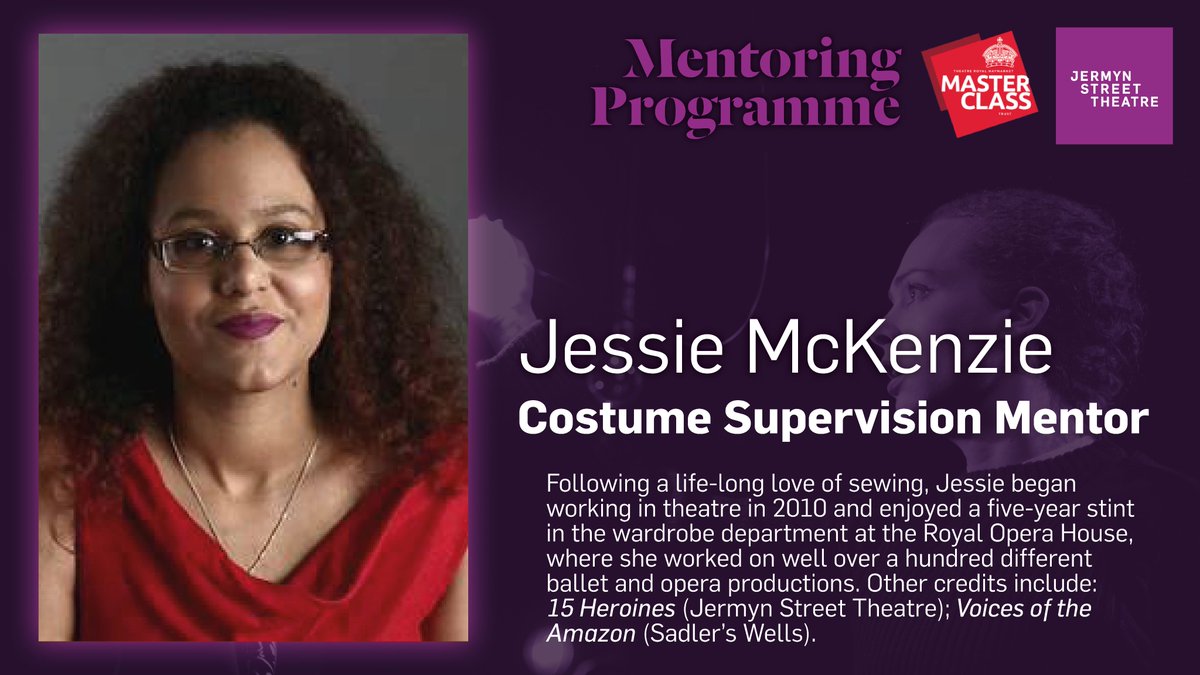 JSTheatre's tweet photo. 💫Next up in our @Masterclasstrh #JSTMentoringProgramme mentors are the incredible #JessieMcKenzie (#JST15Heroines), #MichaelOakley (#JSTAboutLeo) and #NeilIrish (#JSTTempest)!
🔗Early-career artist looking to get involved in theatre? 👇
https://t.co/sjcw29t8du https://t.co/a4lbhpOhn3