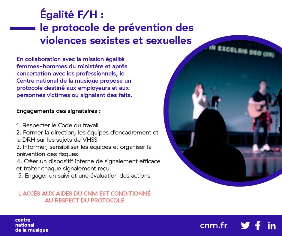 GroupeAudiens's tweet photo. #EgalitéPro - Comment peut-on faire bouger les lignes ? 

🔸 Depuis janvier 2021, les aides versées par @le_CNM sont conditionnées au respect de critères d’égalité et de lutte contre le harcèlement.
👇
https://t.co/0crNIBM0wL https://t.co/sJa5fRuIBP