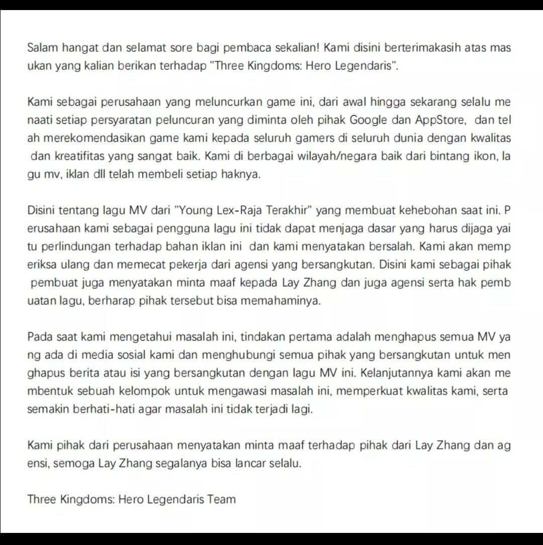 Laqueta111's tweet photo. Ku sudah tidak bisa berkata kata lagi, aku cuma berharap semoga dia segera dituntut dan mendapatkan hukuman sosial karena dia sudah menjelek jelekan kpopers #YounglexApologizetoLayZhan #YOUNGLEXPLAGIAT #ApologizeToLay https://t.co/tCXr08pKHb
