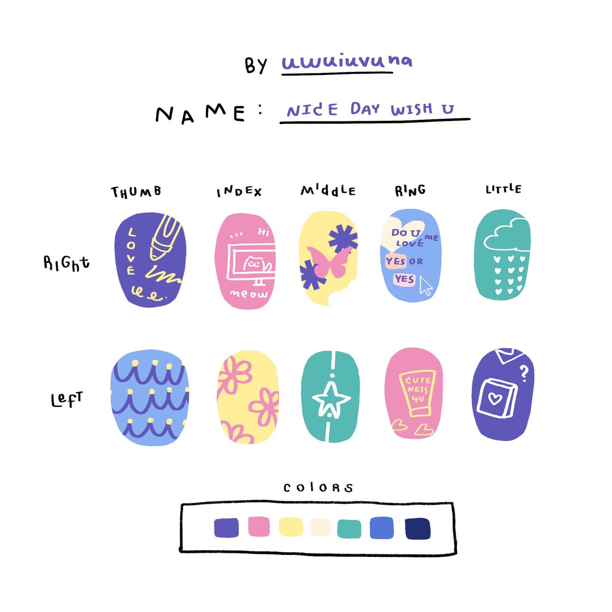 แจกลายเล็บค้าบผมม
เอาไปสั่งทำกันได้เลยใครทำแล้วแท็กมาอวดกันได้นะฮะแง ㅠ ·̫ ㅠ หวังว่าจะชอบกันนะค้าบ 🧈💅🏻🎀🐈⋆*