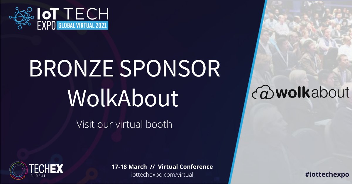 We are proud to announce <a href="/WolkAbout/">WolkAbout</a> as a sponsor of the IoT Tech Expo Virtual! You can meet them virtually through the online conference platform from tomorrow, simply register online for free here: bit.ly/35tAXxX