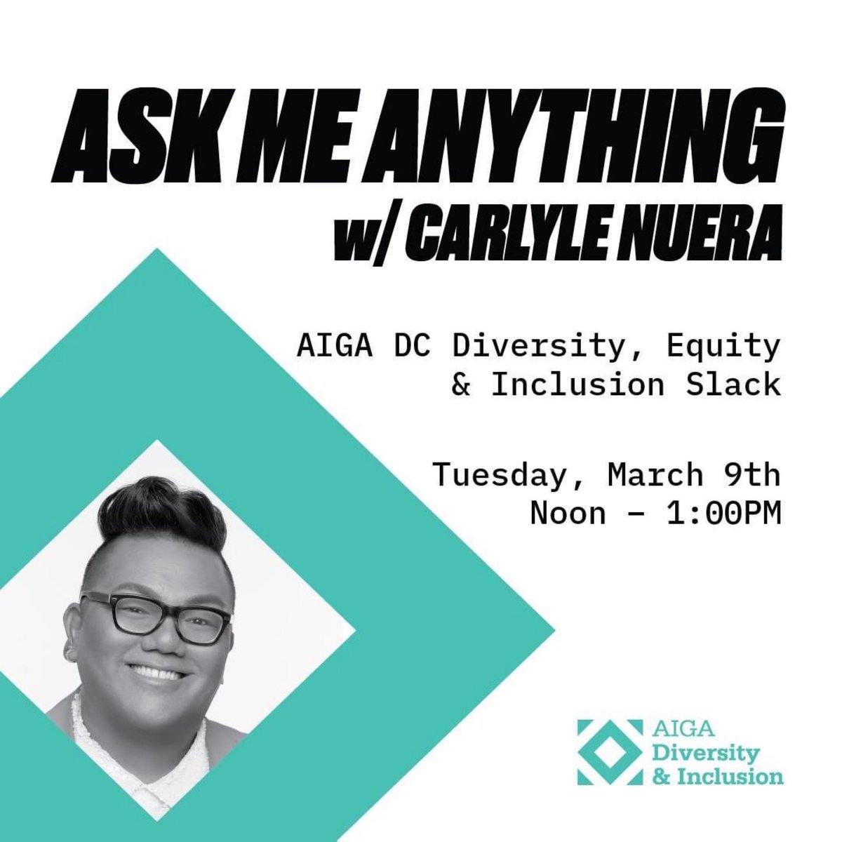 dianholton's tweet photo. Today an 12pm EST join me for a convo designer Carlyle Nuera who designed the newly released Eleanor Roosevelt and Maya Angelou  @Barbie’s on the @AIGADC Diversity, Equity&amp; Inclusion slack > #AMA channel. Free! Event will not be posted or shared. Log in > https://t.co/wBhRLMuEcC https://t.co/STAQHKODvk