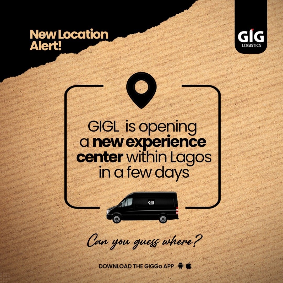 GiGLogistics's tweet photo. New Location Alertβ οΏ½οΏ½οΏ½
#GIGL will be opening a new experience centre πͺ within Lagos in a few days.
Can you πππ²ππ πͺπ΅π²πΏπ²?
#GIGLOffices
#ExpressDelivery
#OverseasShipping
#EcommerceDeliveries https://t.co/YKd3ocU66q