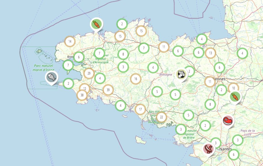 L'entreprise <a href="/MangeonsLocal/">Mangeons Local BZH</a> candidate aux <a href="/tropheesddbzh/">Tropheesddbzh</a>👏
Leur mission ? Aider à développer le circuit court en #Bretagne en référençant les producteurs sur leur carte interactive !🥗

#tropheesddbzh #alimentation #bienmanger