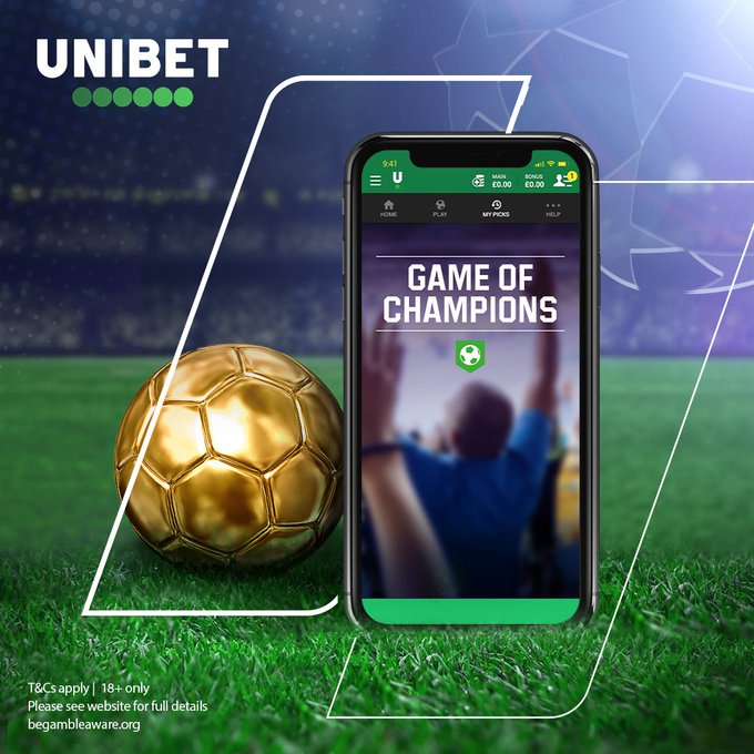 Unibet on Twitter: "Fancy a FREE at £25,000? You're On! ✓ Correctly answer six questions on the #ChampionsLeague in our free-to-play Game Champions! Entry closes at 20:00 ⏲️