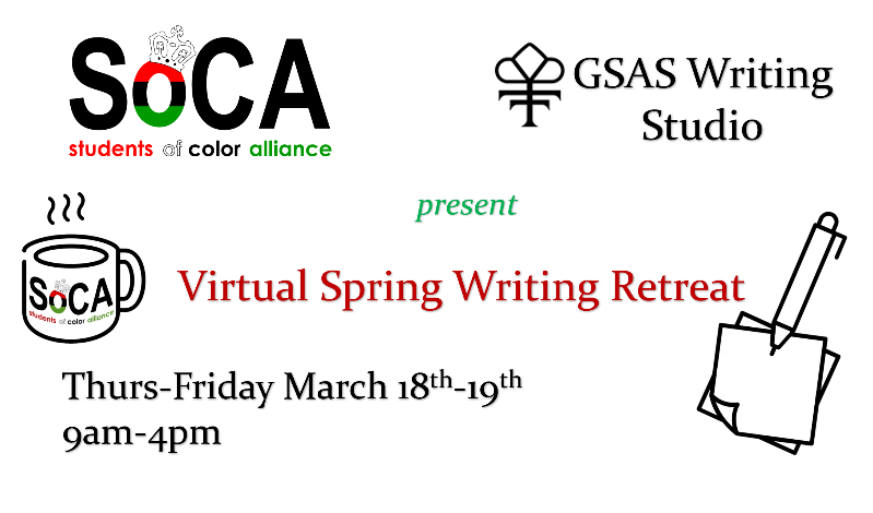 ColumbiaSoCA's tweet photo. SoCA Writing Retreat 3/18-19 &amp; How-To Get Involved! - https://t.co/me0OZgLwUL https://t.co/8eUVbdtoPq