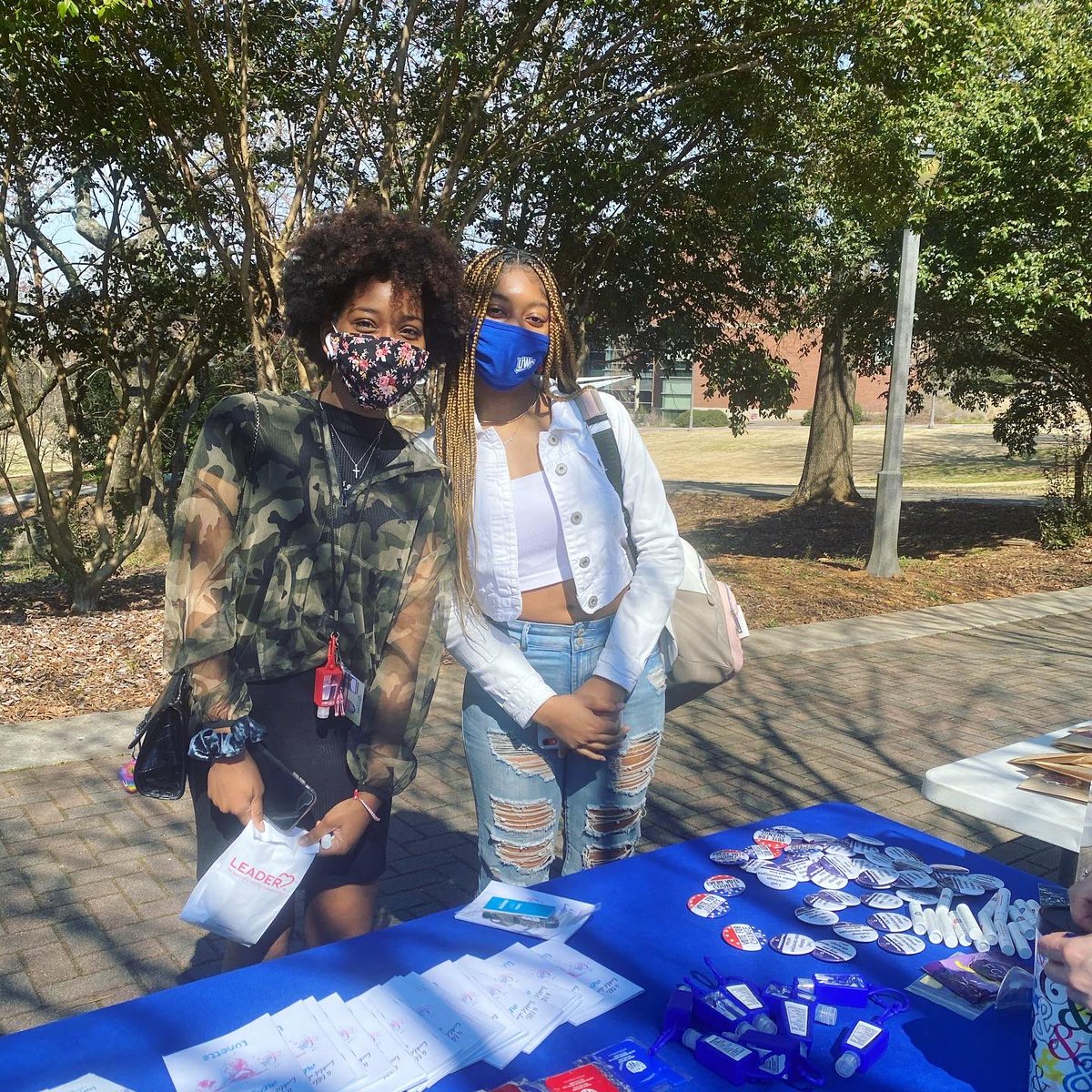 UWG_CDI's tweet photo. Today is all about women’s health! We have healthy (and not so healthy) giveaways! And we’re taking questions you may have about women’s health for the nurse practitioners over at @UWGPeerEd ! Come see us from 11-2 at the grassy triangle! https://t.co/XaMvtu6Fp8