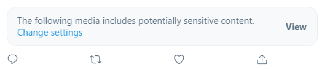 Aztek_ltc's tweet image. Saying a tweet has "potentially sensitive content" just makes me more intrigued what the tweet is.