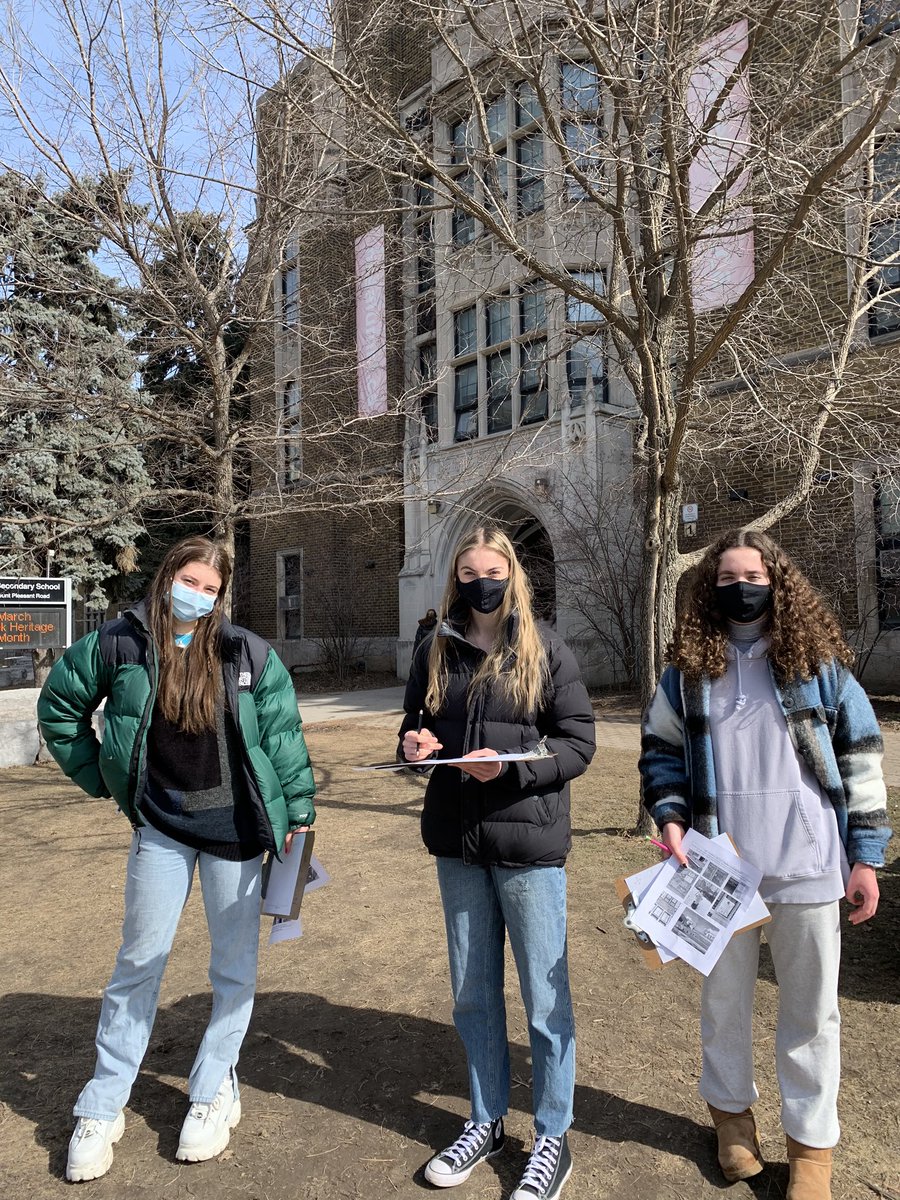 Great weather for a geography scavenger hunt