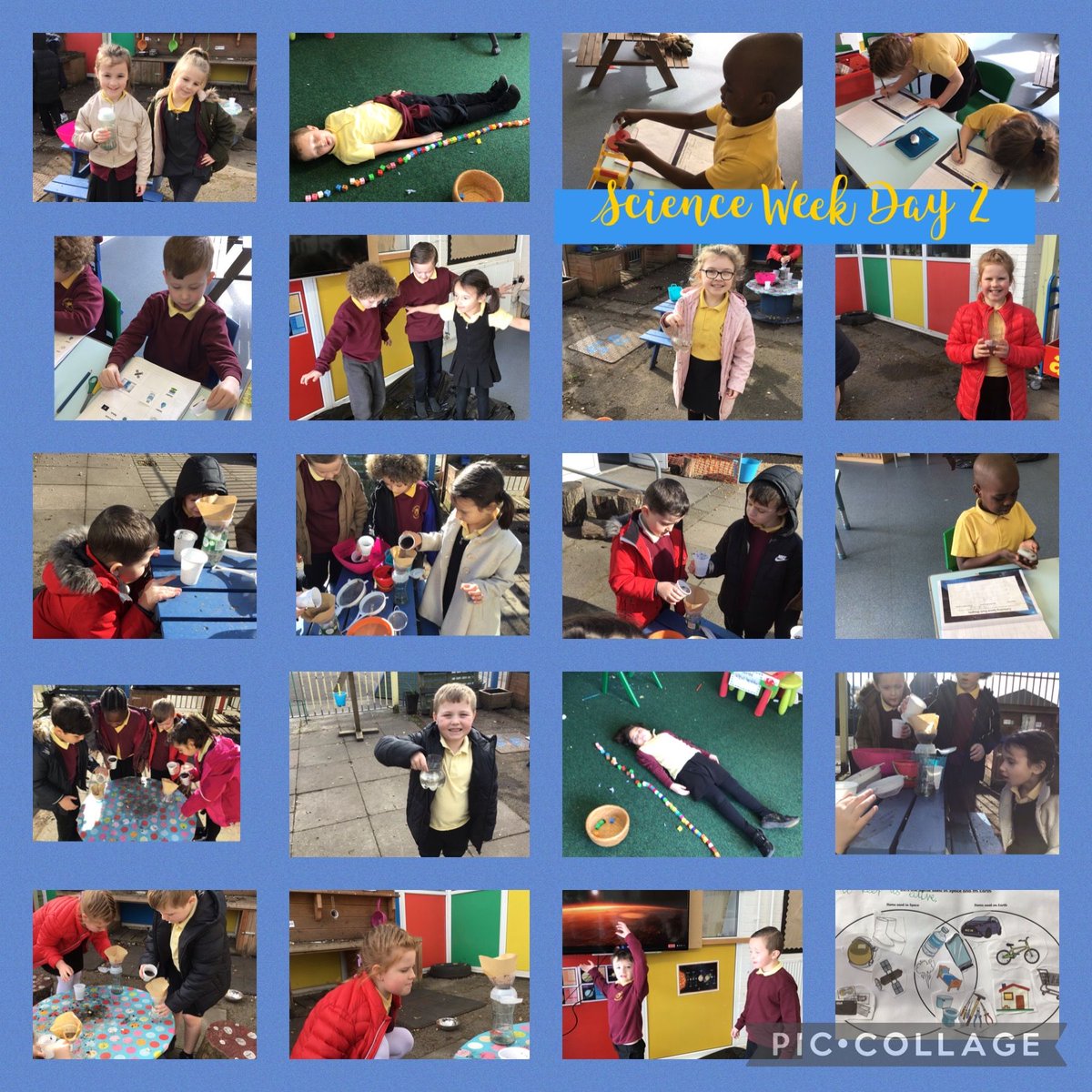 StAlbansSchool1's tweet photo. #SACPSY12 continued their astronaut training today. They found out what astronauts need to survive in space, estimated the weight of space rocks and investigated how to make clean water. 👩🚀 🧑🏾🚀 🌍 💧🪐 #BritishScienceWeek #SACPSSCI @CSC_FP @CSC_SciTech @ScienceWeekUK https://t.co/Cq4kMRhVVt