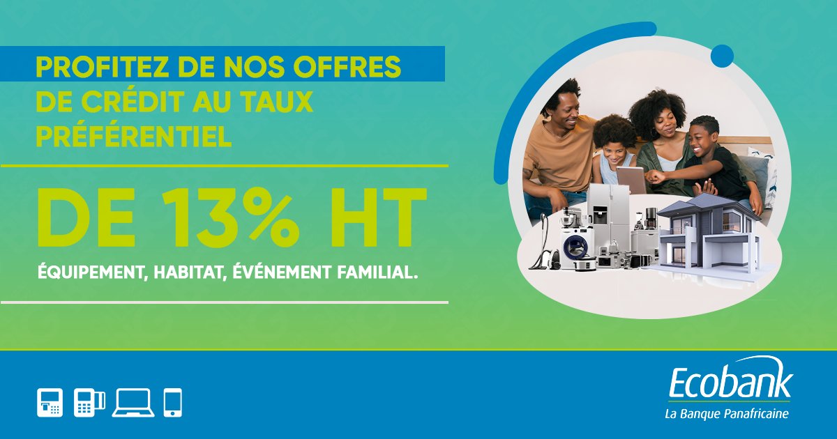 Un projet en vue? C'est l'occasion d'en profiter.
Plus d'informations au  +241 11 79 17 00 
#Team241
#EcobankGabon