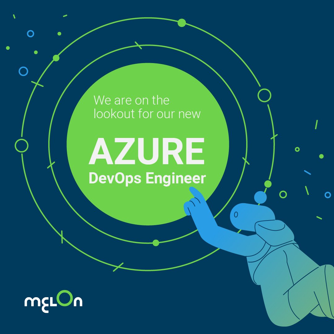 Join Melon as our next Azure DevOps Engineer. When asked to single out what they like the most at Melon, our colleagues say the team. Learn more and apply here: bit.ly/3kY2bTK