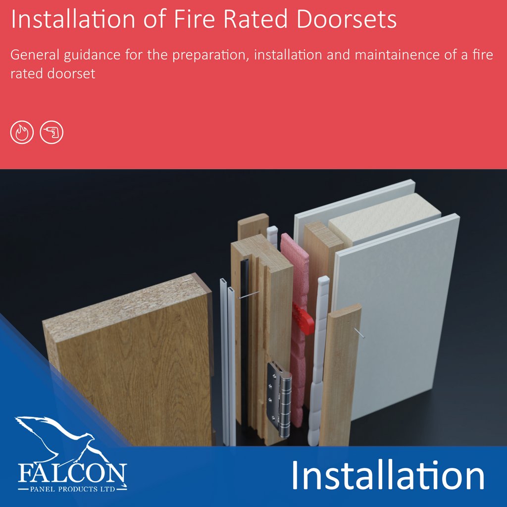 Falcontimberltd's tweet photo. Have you seen our new #doorset #installation guide?
Installing doorsets shouldn't be a drama. Our easy to use manual is written in accordance with current guidance and certified system reports and primary test evidence.
https://t.co/do7e20fuDf https://t.co/j2PZgvTsi2