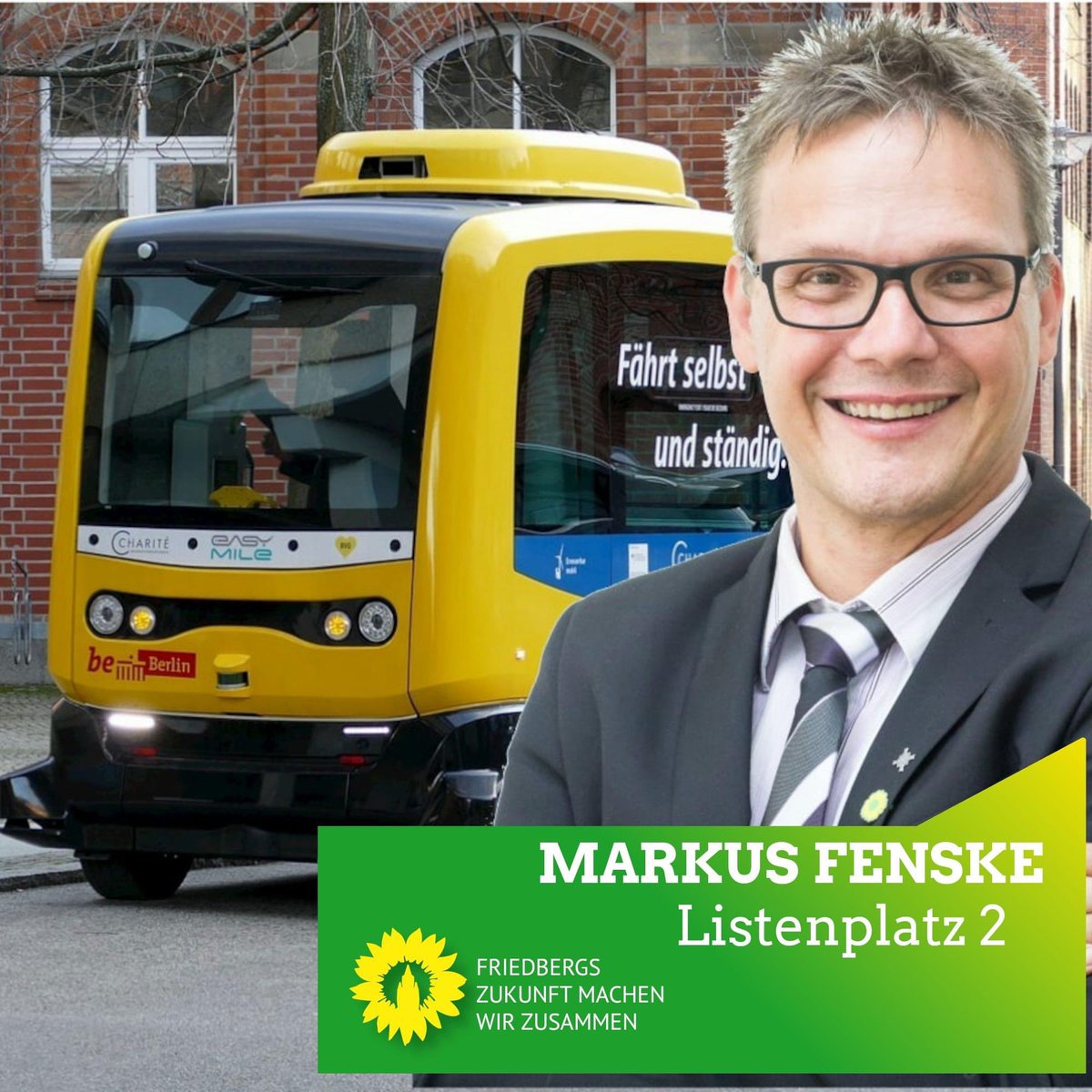 Friedberg braucht Menschen mit Visionen gruene-friedberg.de/friedberg-brau… braucht Menschen mit Visionen
Ein neues Stadtviertel wird zumindest für ein halbes Jahrhundert geplant. Deshalb sollte sich die Planung nicht am Status Quo orientieren, meint Markus Fenske, männlicher Spitzenkandidat