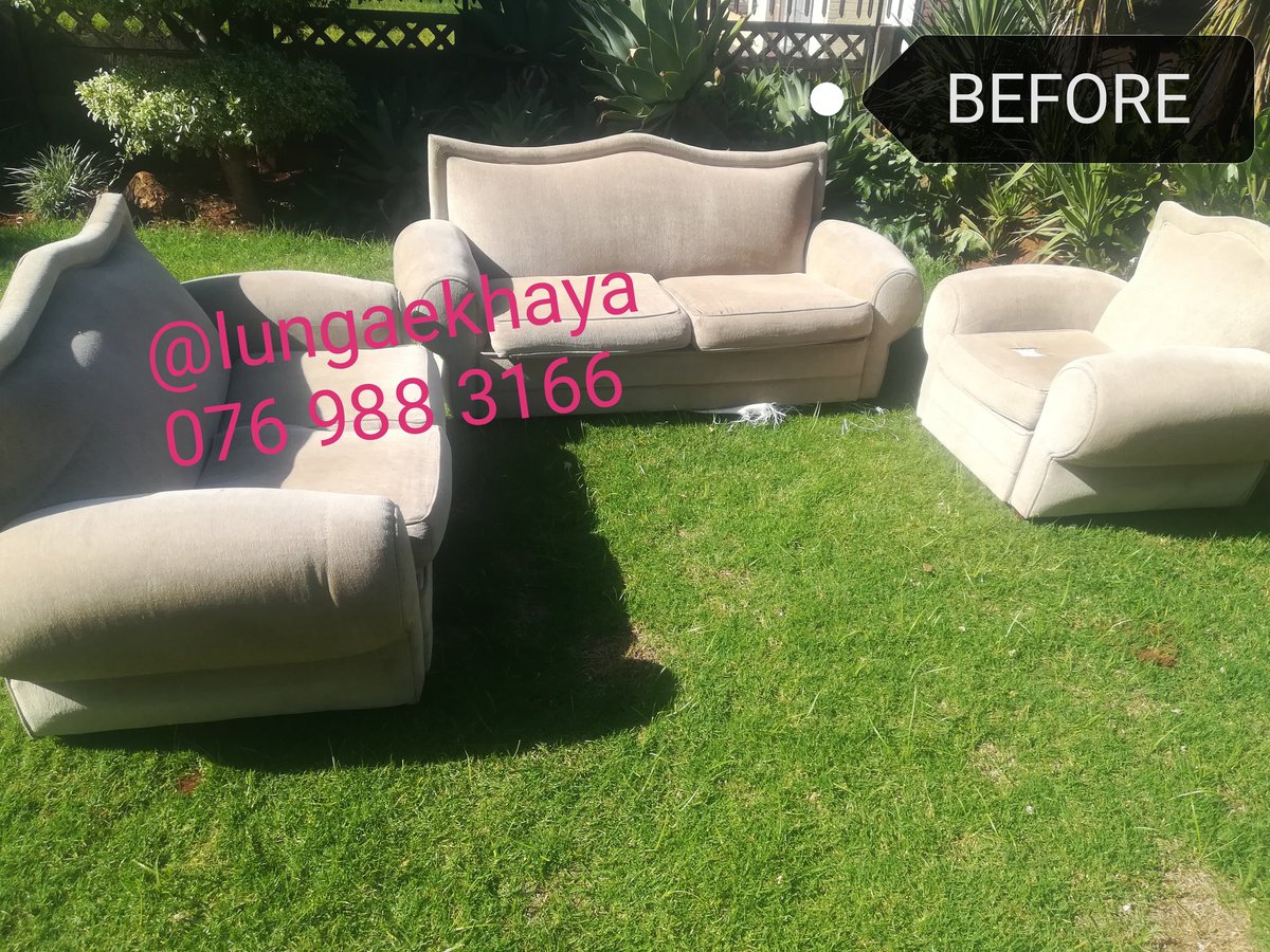 EkhayaLunga's tweet photo. Let us breathe a new life to your old couch.

Simply whatsapp us a picture of your old couch on 076 988 3166 and we will quote you.

#WhenAParentWantsToJola #Witsasinamali #wits #Somizi #Mohale #OprahMeghanHarry #Bonang #Witsasinamali #malema #NSFAS #IthembaChallenge #Zondo https://t.co/GmhBFzhTVW