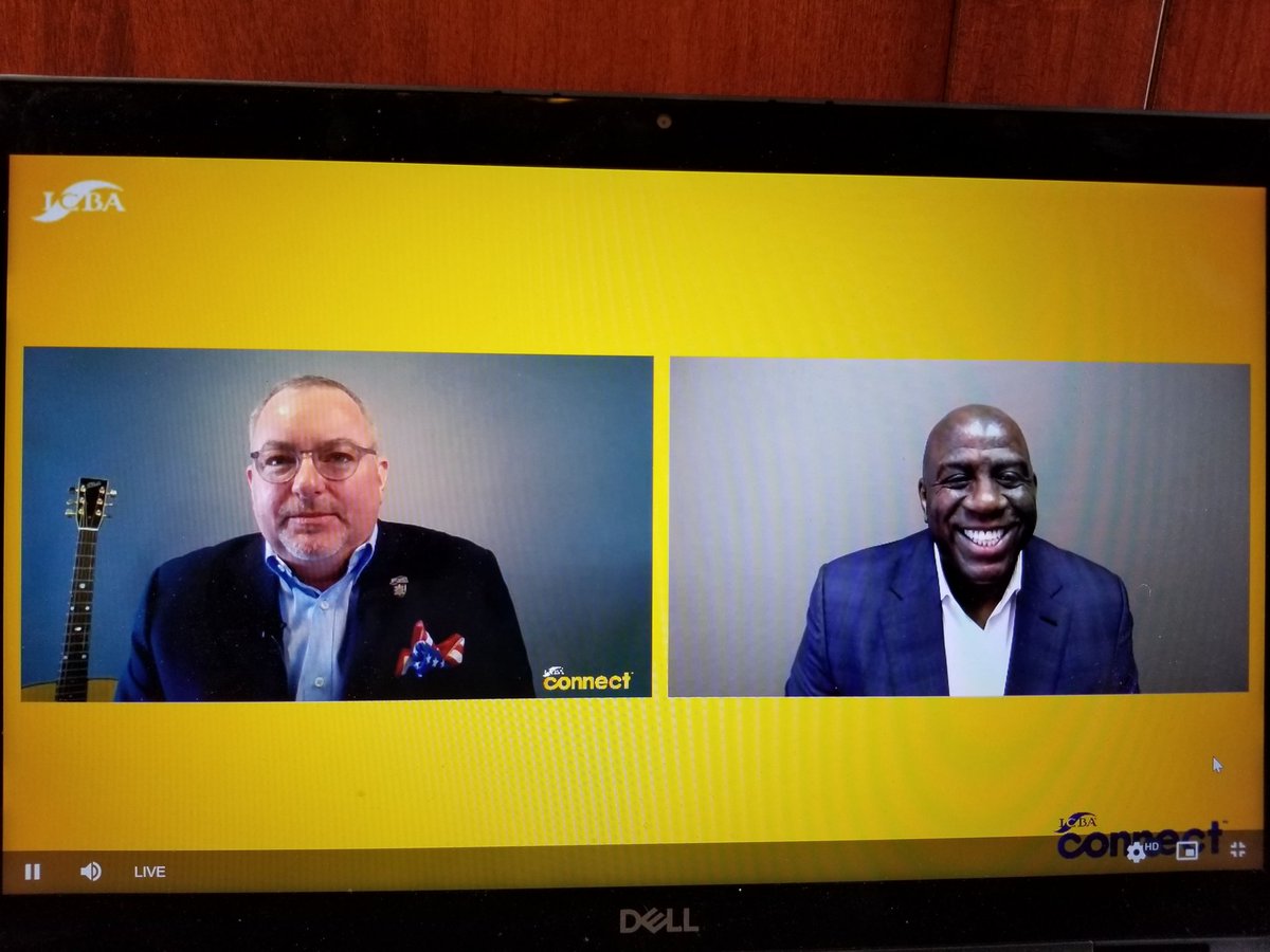 Lillybthomas's tweet photo. "We are the communities we serve"  @MagicJohnson said to @NWWilcox How true! @icbaconnect https://t.co/EKXpUuQfG9