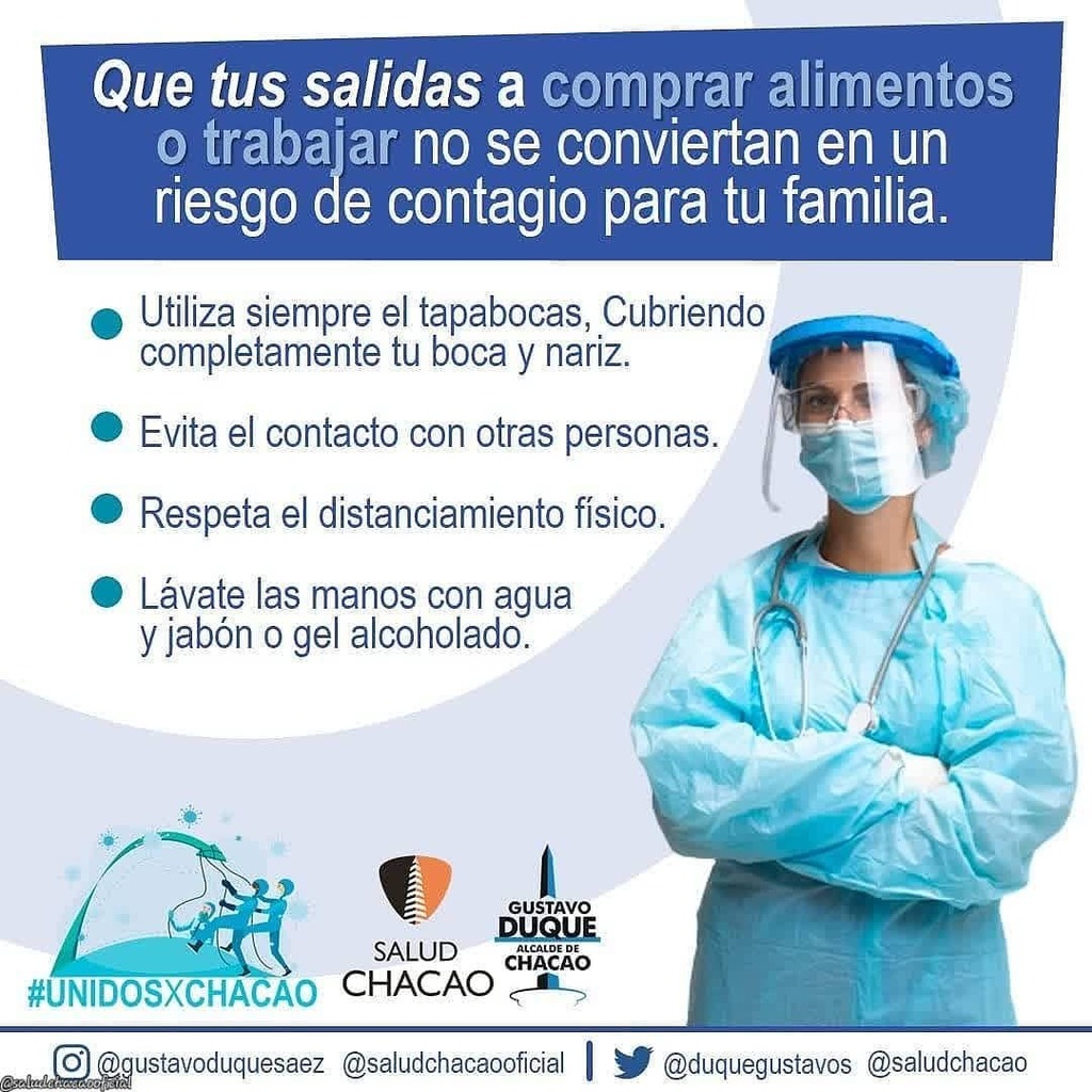 fundacioncdem's tweet image. @saludchacaooficial 
——
#09MAR|  Ahora más que nunca, refuerza las medidas de higiene y prevención:

☑️ Lavado de manos frecuente.
☑️ Uso correcto de la mascarilla.
☑️ El distanciamiento físico de 2 metros.

¡No bajemos la guardia! 

@gustavoduquesaez. 
@alcaldiachacao
#Trab…