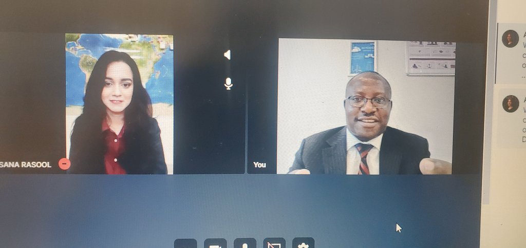 AckimBa18929966's tweet photo. 2nd and final day of the @commschols first virtual Alumni Global Conference concluded. Sana Rasool speaking on Clean Green Pakistan, an innovative approach to sustainability. Lovely moderating some sessions of #Interchange21 @BritishCouncil @HEGoingGlobal https://t.co/dQqCrBDx6D