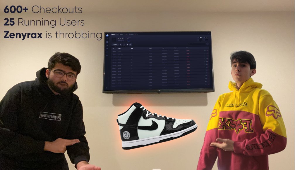 Our sexy userbase secured 600+ checkouts today 💫

Who wants a shot to run Nyte on dunks tomorrow ⁉️

5x Weeklies

To Enter:
• Follow
• Like
• Retweet