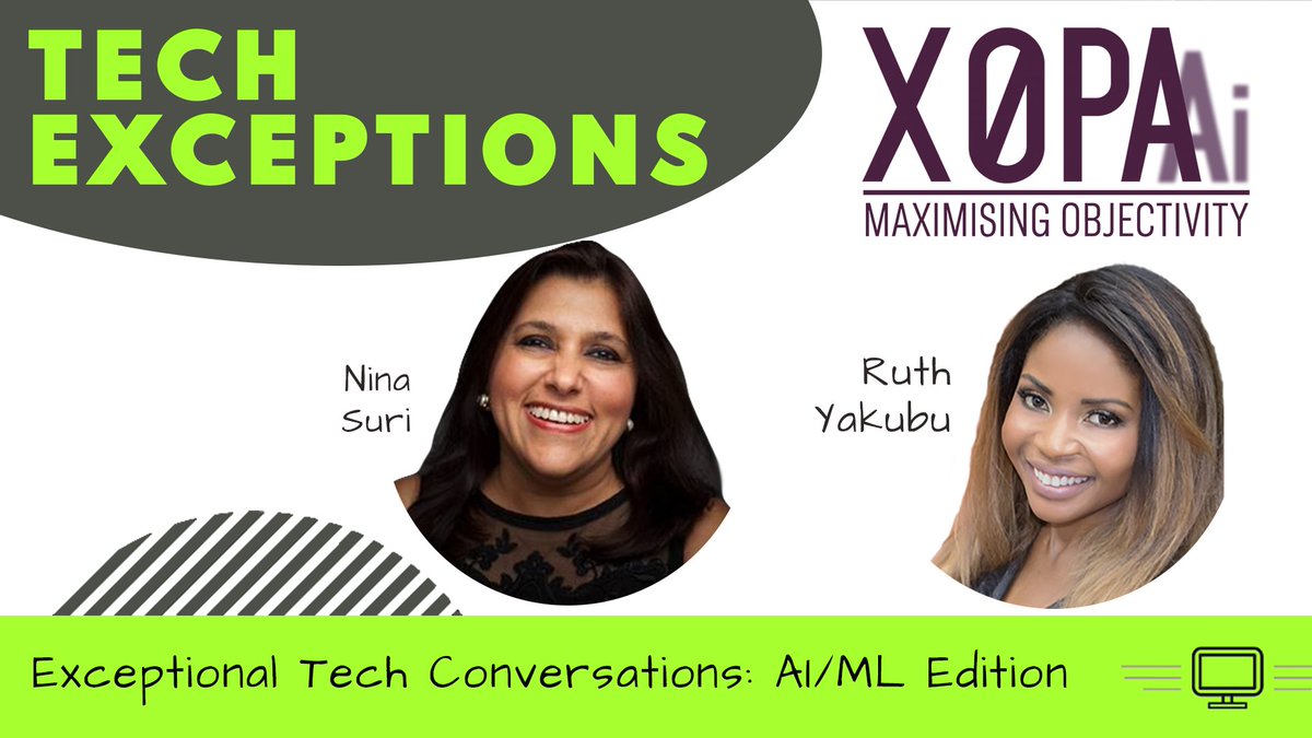 msft4startups's tweet photo. This week on #TechExceptions, @ruthieyakubu and @ninasuri detail how @X0pa_analytics automates routine tasks & offers predictive analytics using NLP and Bot Services to select the best hires. https://t.co/INbiX7F6qN https://t.co/0wXSttBzZY