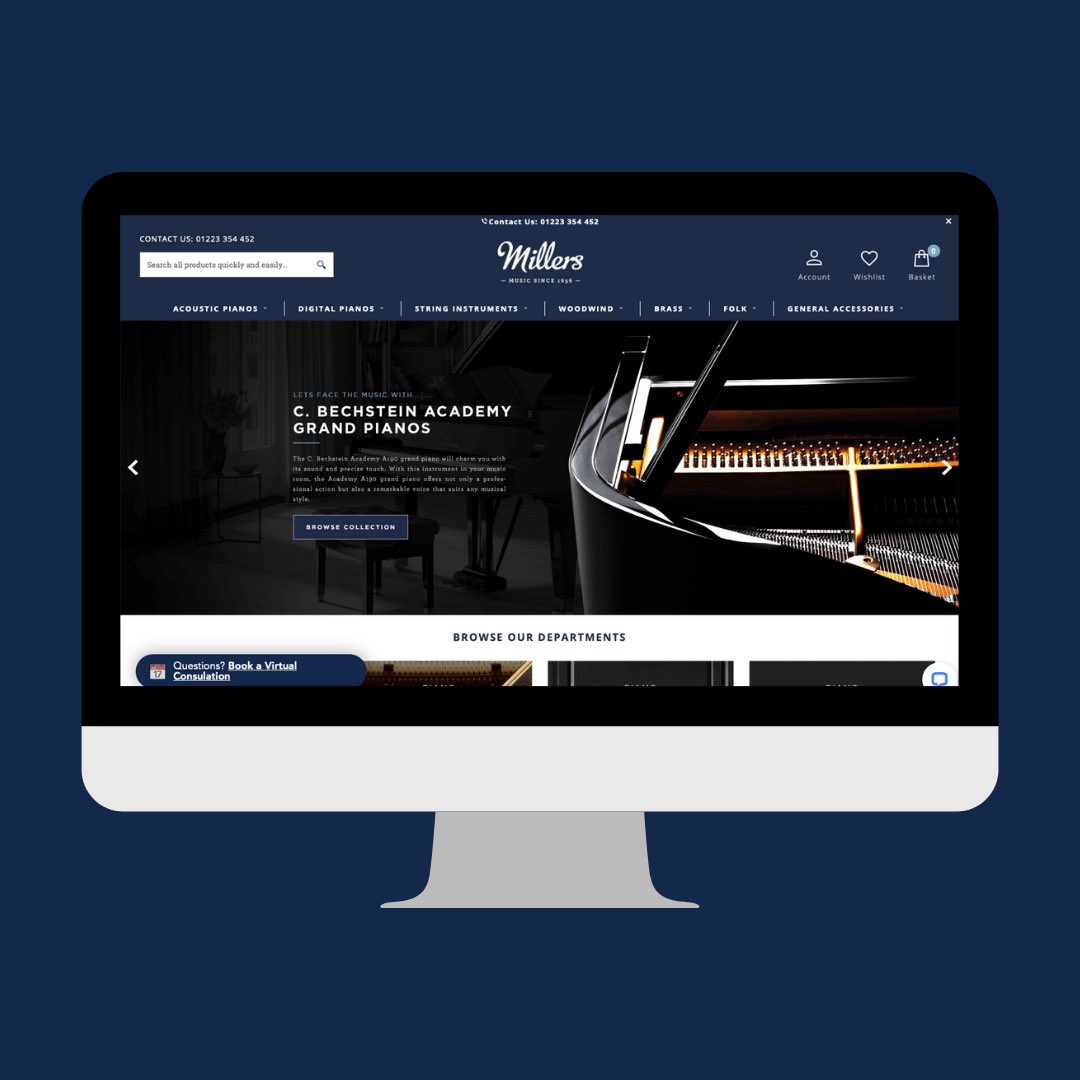 MillersMusic's tweet image. 🖥 📱 Delighted to unveil our BRAND NEW website, offering detailed instrument comparisons across our musical range. 🎶

👉 millersmusic.co.uk 

#MillersMusic #NewWebsite #WebsiteDesign #BrandNew