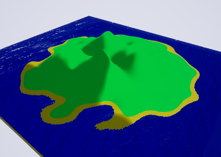 AgpDeveloper's tweet photo. Procedural island generator made with Simplex Noise Perlin to make Heightmap and Biomemap, to make the different biomes of the island.
Developing in @ESAT_Valencia
#UE4 #UnrealEngine #ProceduralGenerator https://t.co/8UeKELFw7G