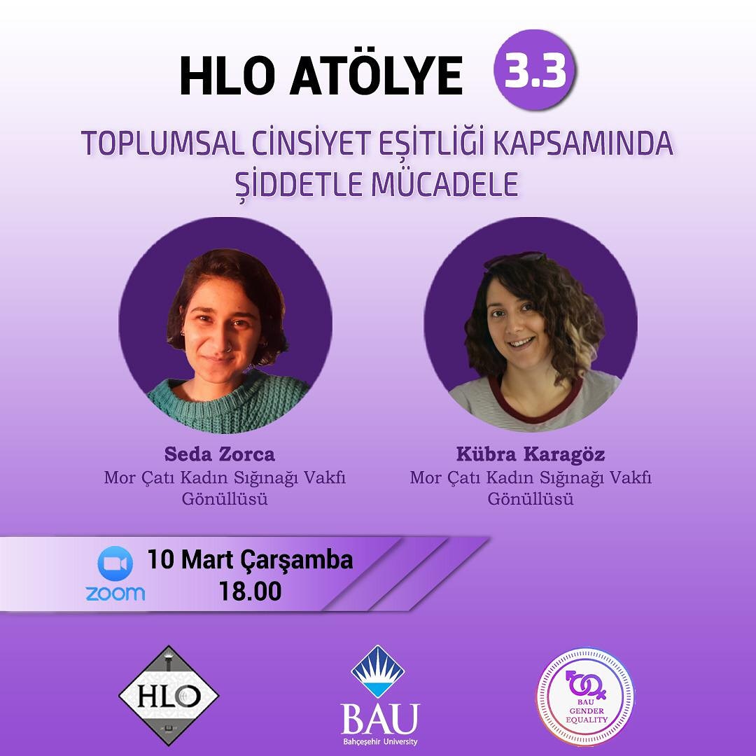 baugender's tweet photo. ✨Bahçeşehir Üniversitesi Hükümet ve Liderlik Okulu ile birlikte düzenlediğimiz, Mor Çatı Kadın Sığınağı Vakfı gönüllüleri Seda Zorca ve Kübra Karagöz’ün katılımıyla gerçekleştireceğimiz “Toplumsal Cinsiyet Eşitliği Kapsamında Şiddetle Mücadele” başlıklı etkinliğimize bekliyoruz! https://t.co/HKQYEz7GsW