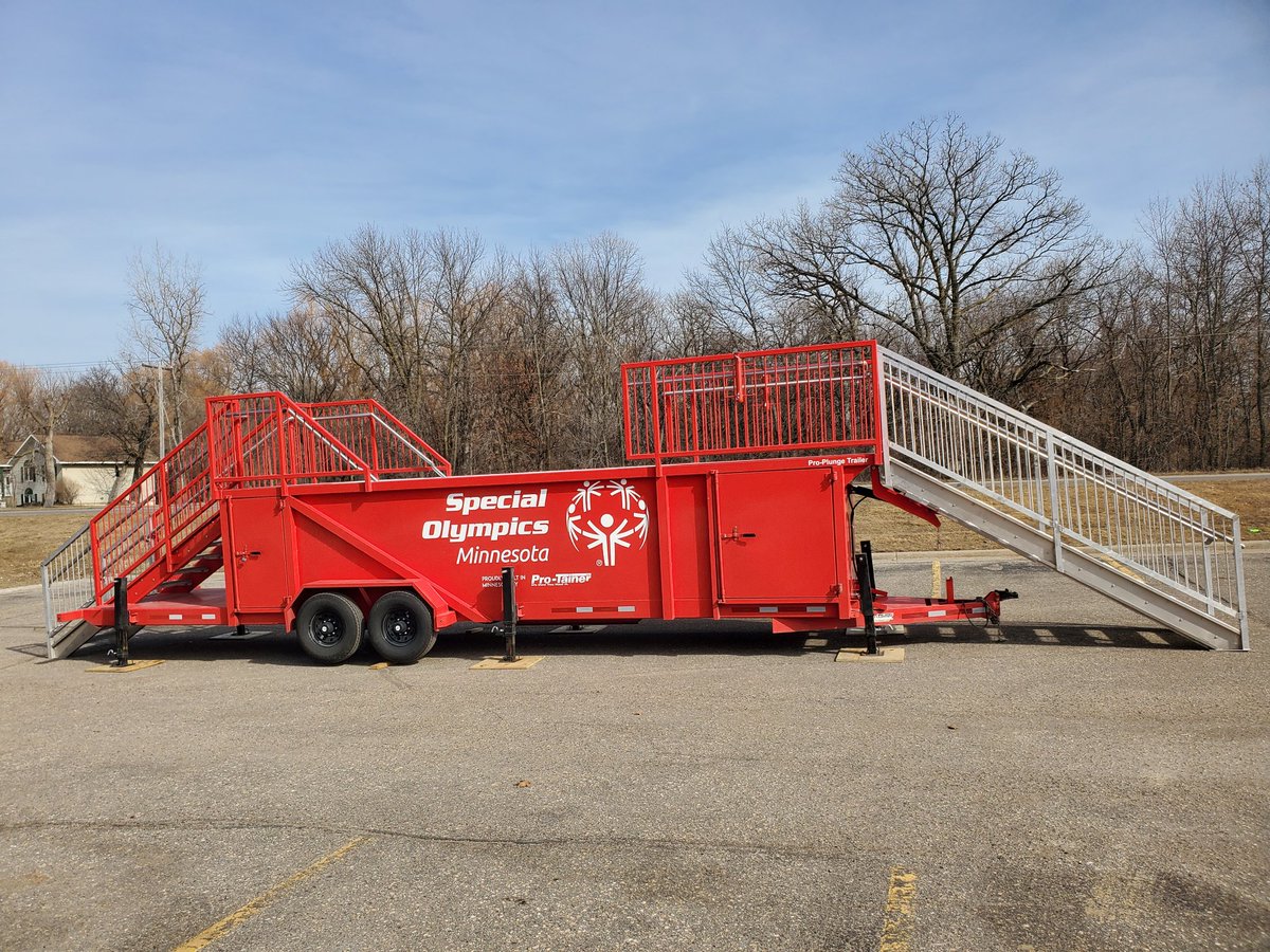It's here!!! Setting up for the 3rd Annual Cool School Plunge with the new trailer built here in ALEX!  <a href="/PlungeMN/">Polar Plunge for Special Olympics Minnesota</a> <a href="/SOMinnesota/">Special Olympics Minnesota</a> <a href="/DMS_AlexMN/">Discovery Middle</a> <a href="/alexmnschools/">Alexandria Public Schools</a> <a href="/VoiceofAlexMN/">Voice of Alexandria</a> <a href="/echopress/">Echo Press</a>