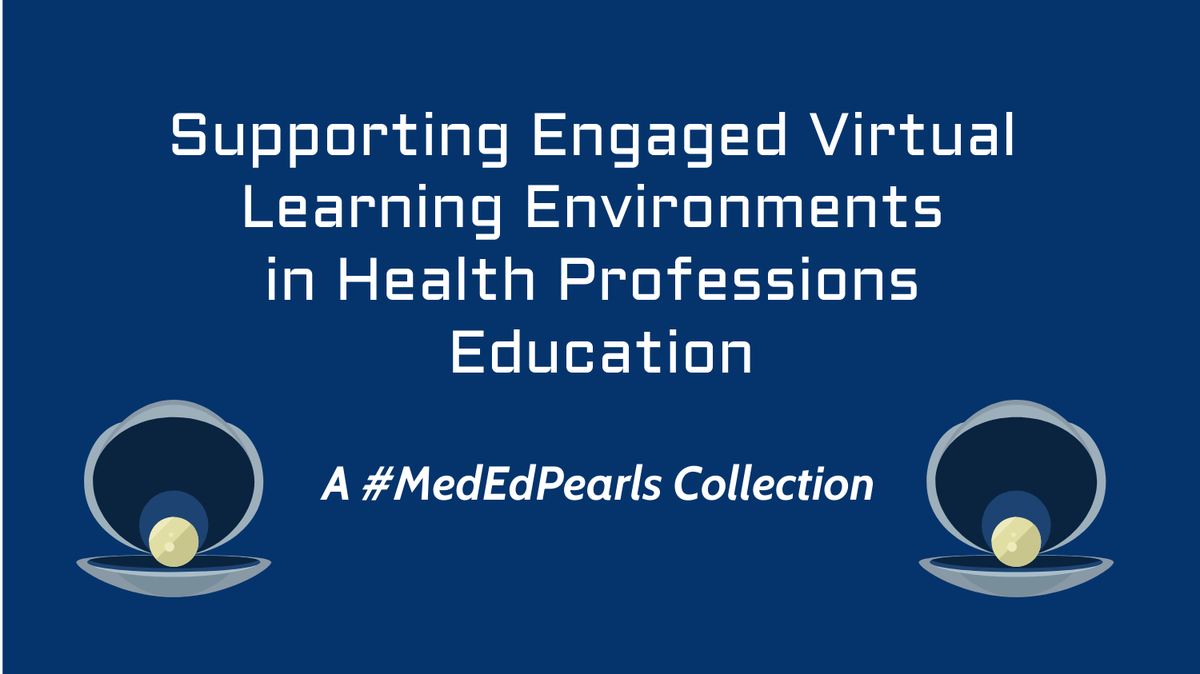 HarvardMacy's tweet photo. We created a collection of recent #MedEdPearls which support engaged virtual learning environments in health professions education. 

#HMICommunity #HMIVirtual #MedEd #MedTwitter #HPE 

Check out the collection here: https://t.co/egJGHDHRK5 https://t.co/BVtYmByres