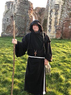 NorfArchTrust's tweet photo. Who wants another exciting #NATfete update?!
We can now confirm that Volunteer Barry, a.k.a Brother Baz, shall be performing some of his most popular ghost stories 👻
We’ve had a sneak peak, and they’re definitely not to be missed! #volunteers #ghoststories #NATexploring https://t.co/pwbZ4budbh
