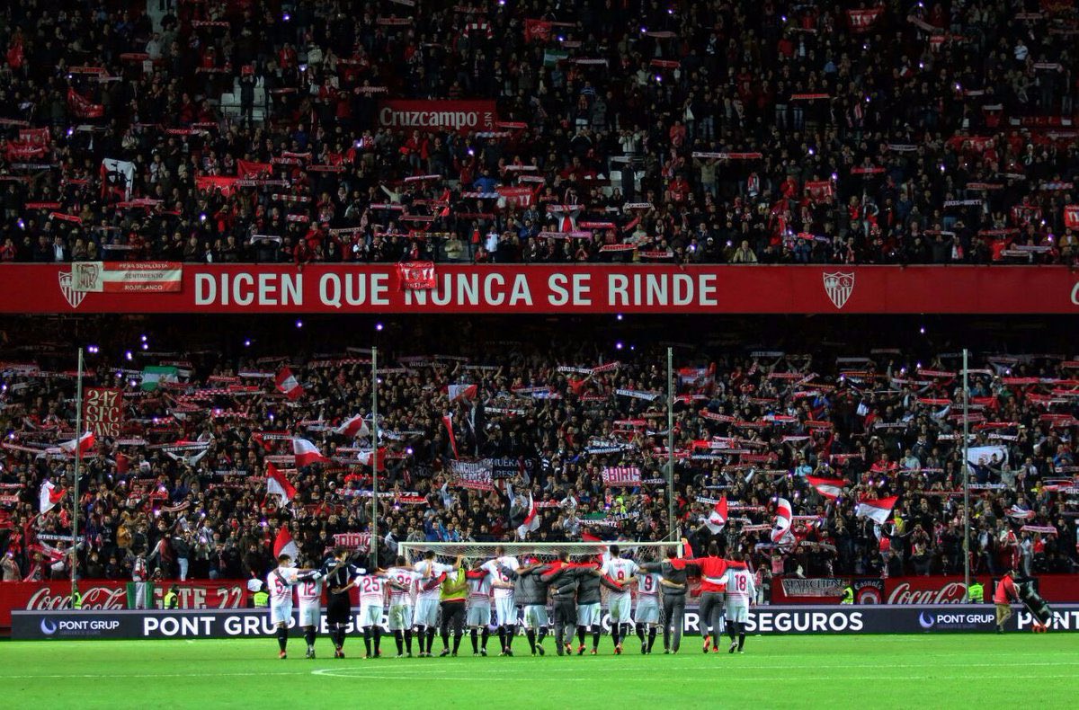 cristobalsoria's tweet photo. Los alemanes del Dortmund tendrán que sudar hoy sangre si quieren eliminar al Sevilla Fútbol Club de la Champions...
#WeareSevilla https://t.co/2Ixwkcq08R