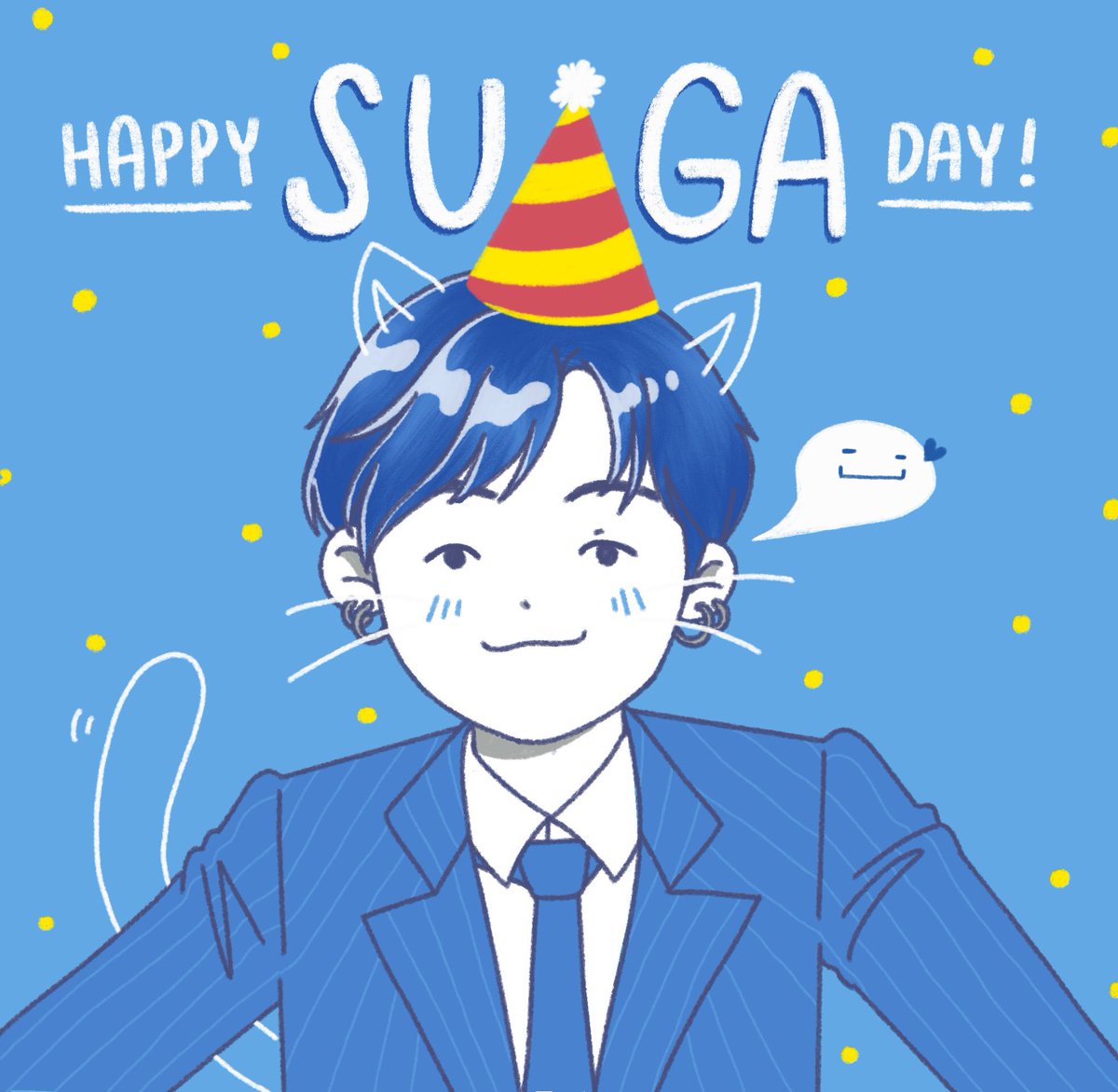 Happy birthday to this man and this man only 🥳 We love you 💜 @BTS_twt
.
.
#AlwaysWithYoongi #ThatSameMoonlight #OurFirstLoveSUGA #OurGeniusMinPD #윤기는우리의자랑이야  #happySUGAday