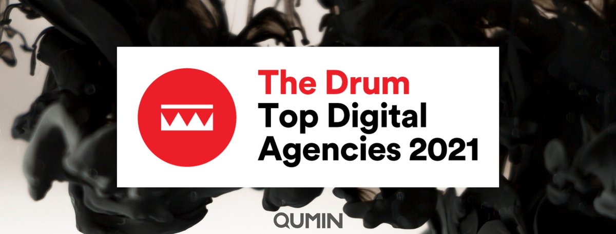 Humbled to announce that we made No13 in <a href="/TheDrum/">The Drum</a> Top 50 Award-Winning Agencies! 😱✨

Thank you to everyone at Qumin and our amazing clients for making this possible #grateful