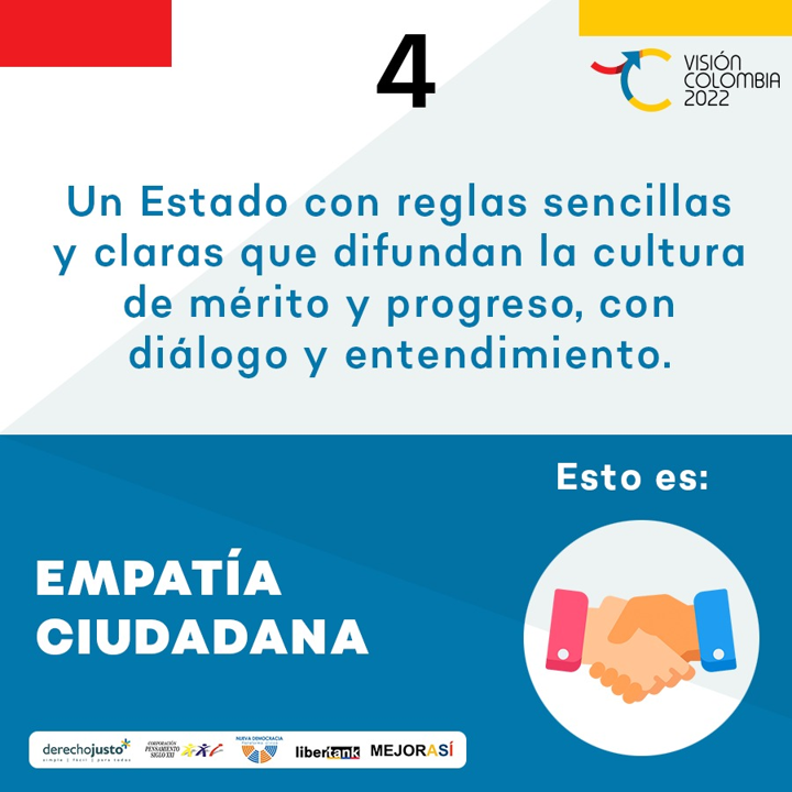 VColombia2026's tweet photo. #EsDeExtremos impulsar la violencia y la destrucción de la propiedad. Por eso Visión Colombia 2022 promueve la empatía ciudadana, conoce el decálogo que sintetiza nuestra visión de país 👇 https://t.co/t7LuVs31m1