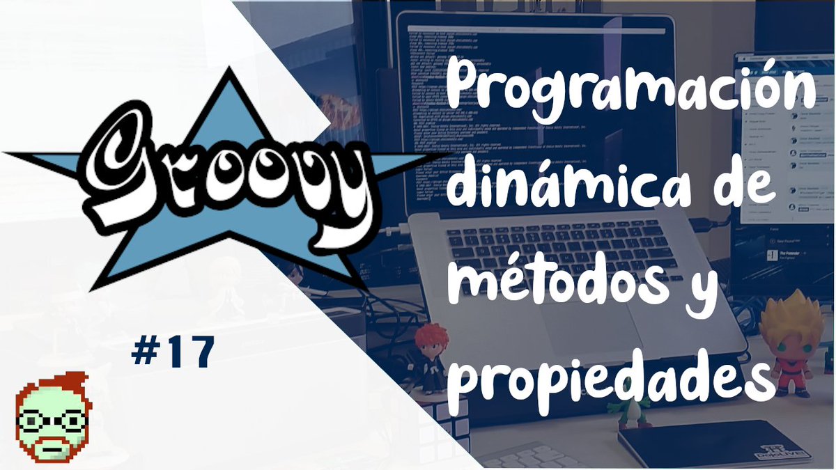 Desveloper's tweet image. Esta semana les traigo un nuevo video de #groovylang donde hablaremos de programación dinámica con @ApacheGroovy ¿qué pasa cuando tratan de acceder a una propiedad o método que no está definido en una clase?

#programacion #desveloper #groovydesdecero
youtube.com/watch?v=eWMepv…