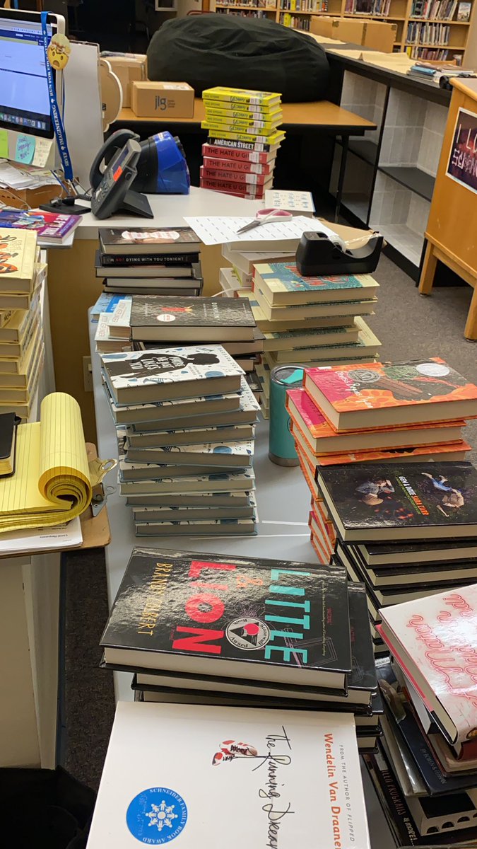 LCMSLib's tweet image. Finally getting around to properly labeling and organizing these #socialissues book club books from @HeinemannPub reading for empathy and advocacy ❤️ Such a powerful and necessary unit for our 8th graders! @LucyCalkins #SRVLibraryLove #SRVUSD #LCMS