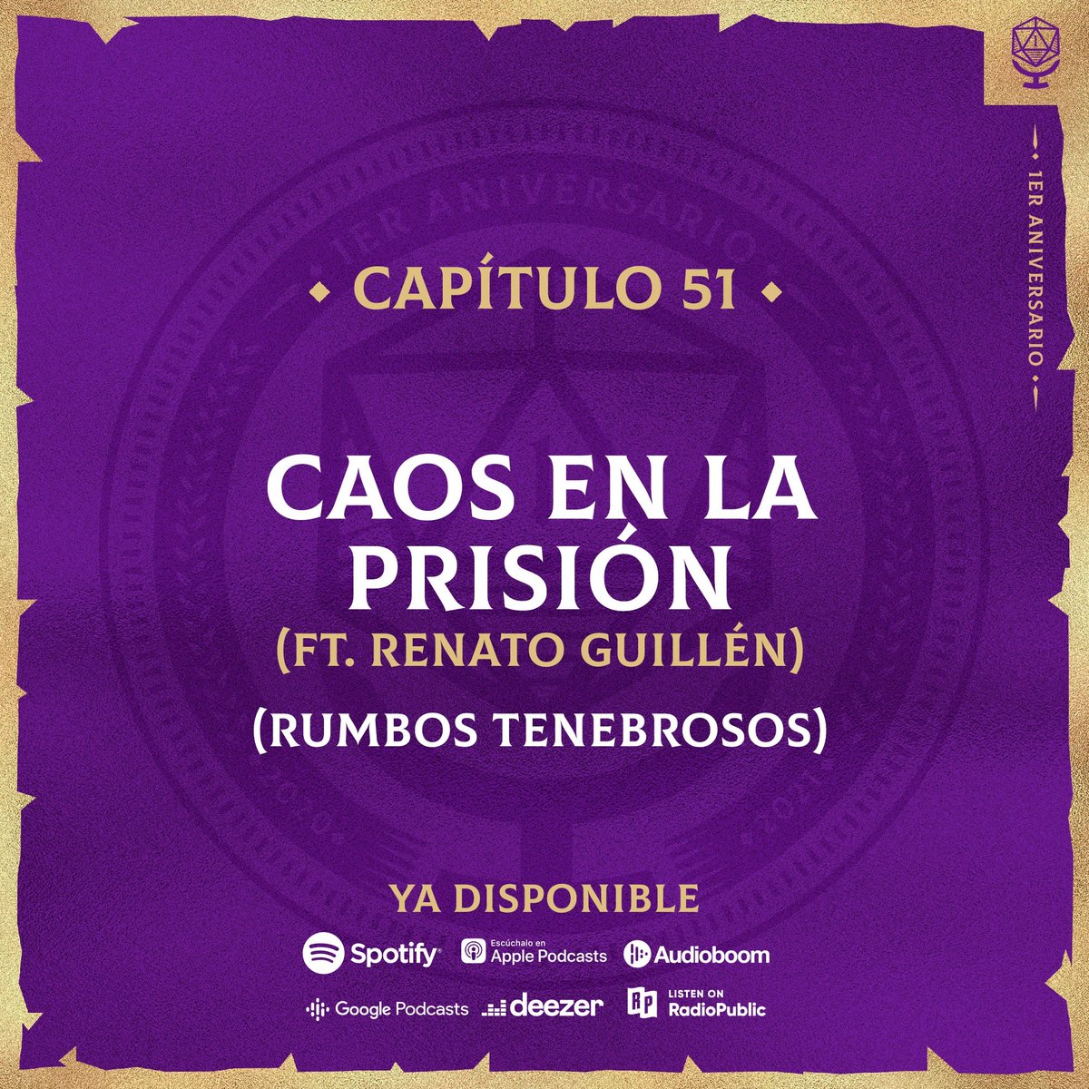 Nuestros héroes se encuentran con un extraño perdido, pero esto solo es el inicio del caos en este extraño recinto

¡Hoy tenemos como un invitadazo especial a <a href="/Renato_Guillen/">Renato Guillén</a>  de @tiposmiticos!

Escúchalo aquí: linktr.ee/TirandoRol

#RolEnEspañol #RolEnLatam #RolEnMexico