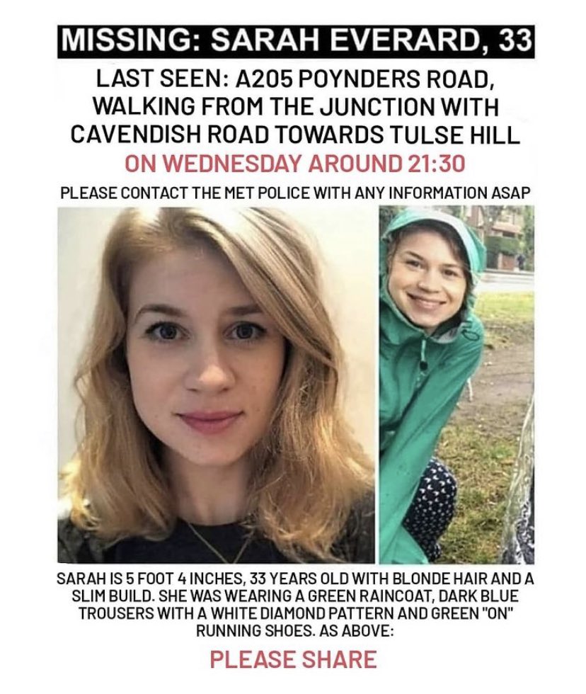 shaunaghrose's tweet photo. @DeliverooHelp Hi, I have an urgent appeal to help find a missing woman in south London. 

Please can you put a message out to all of your drivers in these areas (Brixton/Clapham) for dash cam footage or help report anything suspicious. https://t.co/IfRHExrkt5