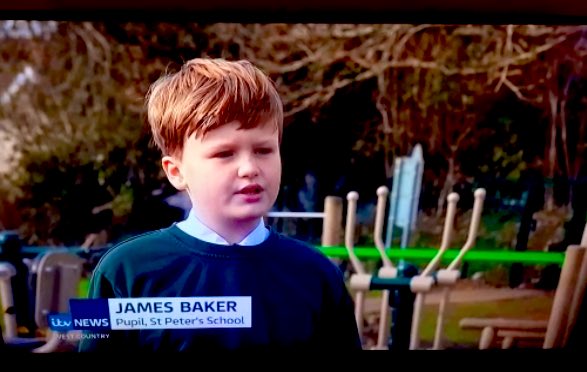 TheBikeMaker's tweet photo. Chucked under the bus by the boy on @itvwestcountry last night.

On being back at school: 

“It’s much better at school because there’s no one to help you at home.” https://t.co/NYpvFHtWJi